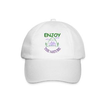 Les amoureux de la nature apprécient le camping nature Camper - Casquette classique - blanc/blanc - Devant