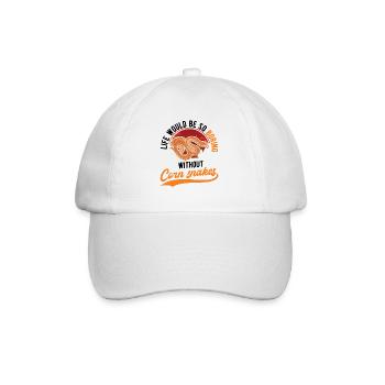 Corn Snake Cadeau Corn Snake - Casquette classique - blanc/blanc - Devant