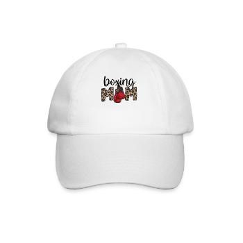 Proud Boxmama Gift Box Mother By Boxer Mama - Baseball Cap - white/white - Front