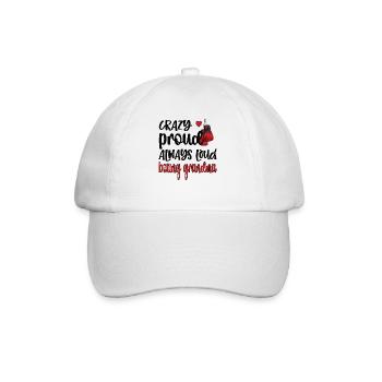 Boxoma fier boxe grand-mère boxeur grand-mère cadeau - Casquette classique - blanc/blanc - Devant