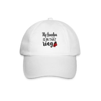 Boxoma Coffret Cadeau Grand-mère Fière Boxer Grand-mère - Casquette classique - blanc/blanc - Devant