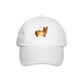 Sommerstrand - Corgi - Baseballkappe - Weiß/Weiß - Vorne