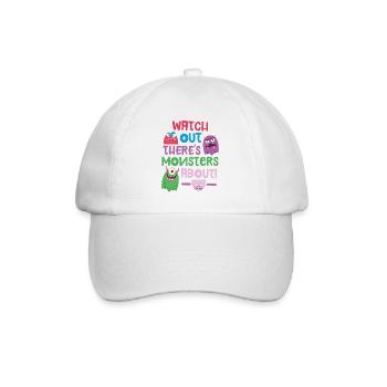 Watch out there's Monsters about - Baseball Cap - white/white - Front