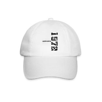 Édition limitée 1972 Année de naissance 1972 Anniversaire - Casquette classique - blanc/blanc - Devant