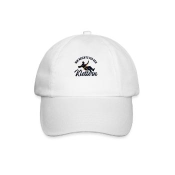 Mir reichts ich geh Klettern Speedklettern - Baseballkappe - Weiß/Weiß - Vorne
