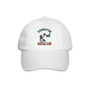 Basketballspielen Basketballspieler Slamdunk gift - Baseballkappe - Weiß/Weiß - Vorne