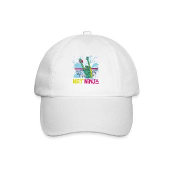 Joueur de volleyball Équipe Ninja 80s - Casquette classique - blanc/blanc - Devant