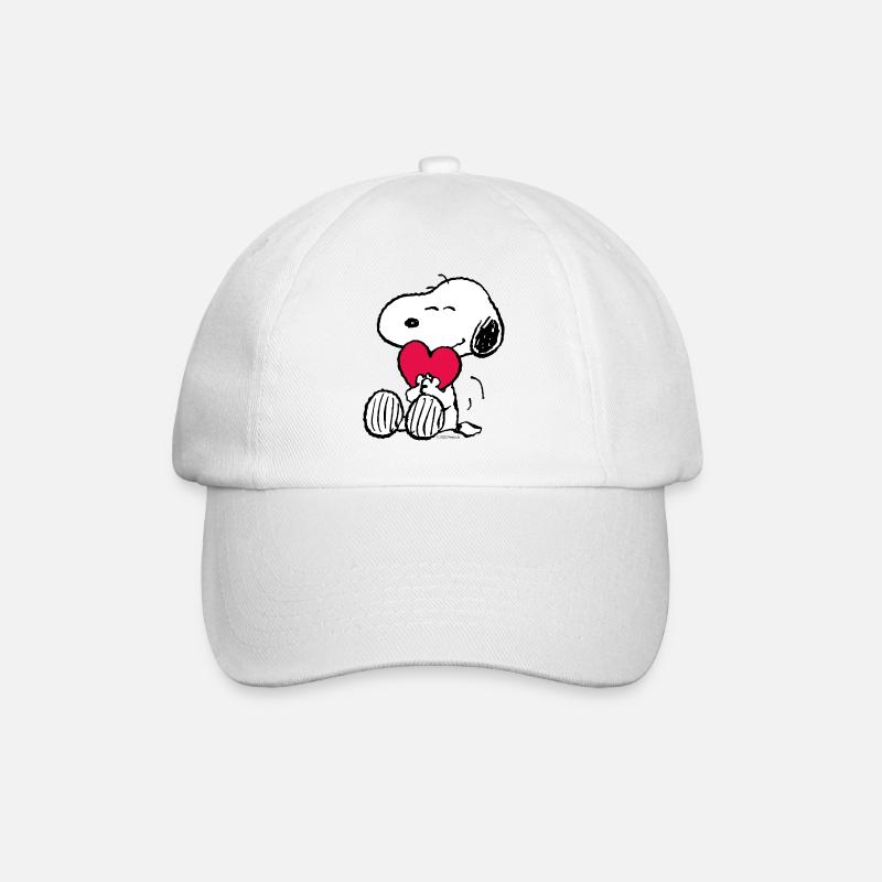 Peanuts Snoopy Love - Baseball Cap - white/white