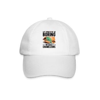 Chameleon Gift Chameleon - Baseball Cap - white/white - Front
