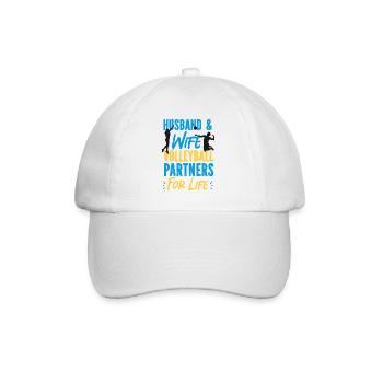 Volleyball Player Team Husband - Baseball Cap - white/white - Front