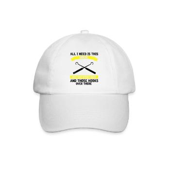 Lock Lock locking service locksmith - Baseball Cap - white/white - Front