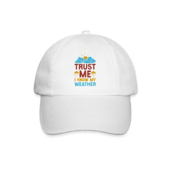 Météorologue Prévisions météorologiques - Casquette classique - blanc/blanc - Devant