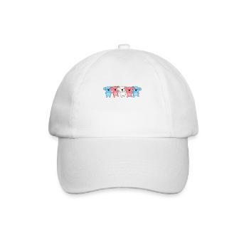 Drapeau transgenre Pride LGBTQ Sweet Koala - Casquette classique - blanc/blanc - Devant