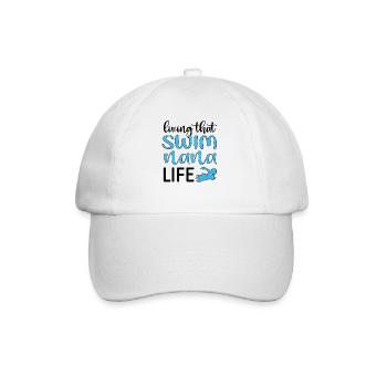 Fière natation Nana Nageuse Nana Grand-mère Cadeau - Casquette classique - blanc/blanc - Devant