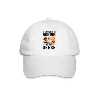 Oies Cadeau Oie Éleveur Oie Oie - Casquette classique - blanc/blanc - Devant