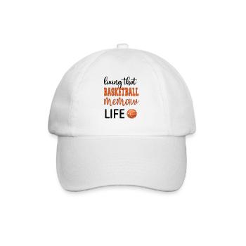 Memaw Grandma Of Basketball Player Basketball Memaw - Baseball Cap - white/white - Front