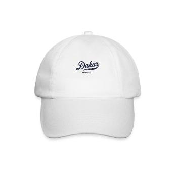Retro Sénégal City - Vintage Dakar - Casquette classique - blanc/blanc - Devant