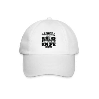 Knifemaking Knife Making Bladesmith Smithing Knife - Baseball Cap - white/white - Front