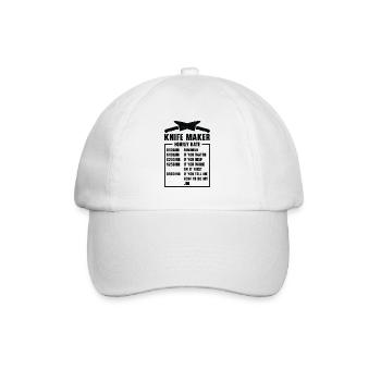Couteau Auto Forgeron Damascus Steel - Casquette classique - blanc/blanc - Devant
