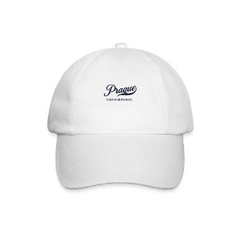 Retro République Tchèque Ville - Vintage Prague - Casquette classique - blanc/blanc - Devant
