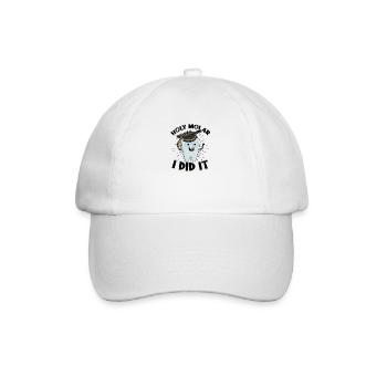 Holy Molar I did it - dental surgery - Baseball Cap - white/white - Front