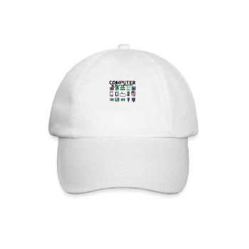 Computer Whisperer - Datenanalyst - Baseballkappe - Weiß/Weiß - Vorne