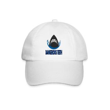 dents dangereuses de poisson requin idée cadeau de mer - Casquette classique - blanc/blanc - Devant