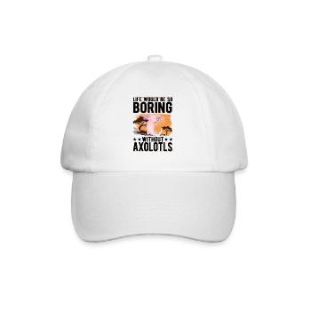 La vie serait si ennuyeuse sans Axolotls - Casquette classique - blanc/blanc - Devant