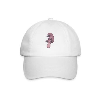 Kawaii Platypus - Baseball Cap - white/white - Front