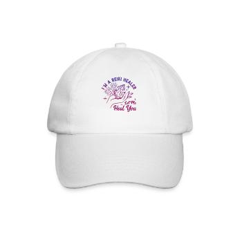 Medicine Reiki Healer Positive Energy - Baseball Cap - white/white - Front