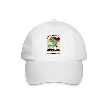 Chameleon Gift Chameleon - Baseball Cap - white/white - Front