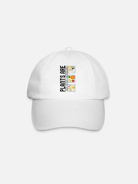 Chemise de légumes, les plantes sont le meilleur médicament, - Casquette classique - blanc/blanc