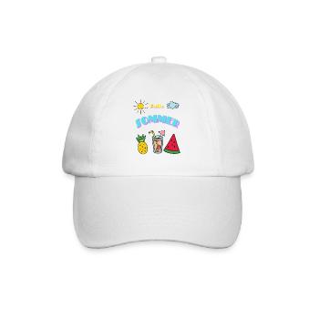 Summer Vibes Paradise Summer Sun Holiday Beach - Casquette classique - blanc/blanc - Devant