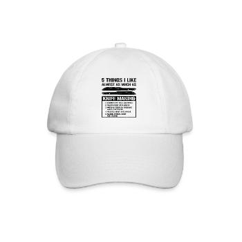 Couteau Auto Forgeron Damascus Steel - Casquette classique - blanc/blanc - Devant