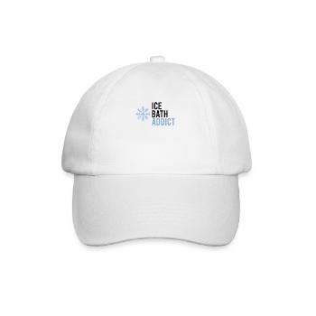 Ice Bathing Healthy Cold Ice Swimming Cold - Baseball Cap - white/white - Front