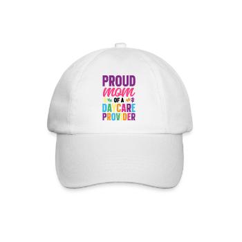 Childcare Daycare Provider Teacher - Baseball Cap - white/white - Front