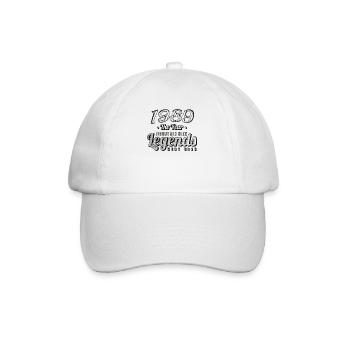 VTT-Mountainbiker 1989 Naissance Anniversaire VTT - Casquette classique - blanc/blanc - Devant