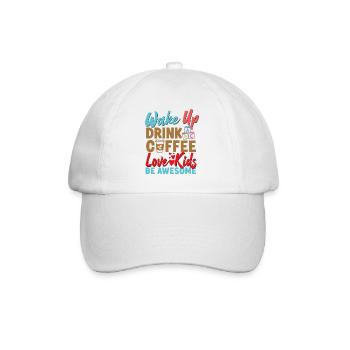 Childcare Daycare Provider Teacher - Baseball Cap - white/white - Front