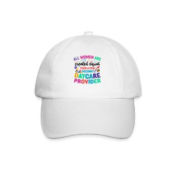 Childcare Daycare Provider Teacher - Baseballkappe - Weiß/Weiß - Vorne