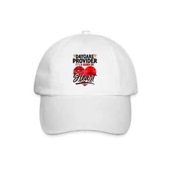 Childcare Daycare Provider Teacher - Baseball Cap - white/white - Front