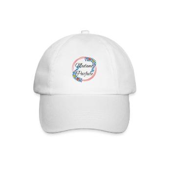 perfect madam - Baseball Cap - white/white - Front