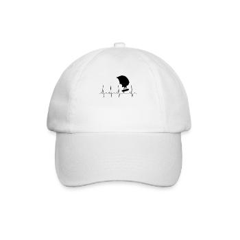 Wingfoil Heartbeat - Baseball Cap - white/white - Front