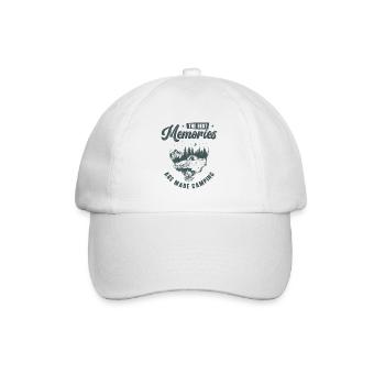 The Best Memories Are Made Camping - Baseball Cap - white/white - Front