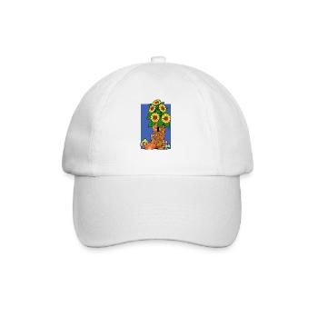 Fairy house in rubber boots - Fairyhouse - Baseball Cap - white/white - Front