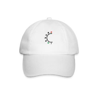 Motorcyclist Gift Motorcycle Motorcycle Helmet - Baseball Cap - white/white - Front