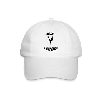 Ballerina Dancer Ballet Gift Dance Class Dance - Baseball Cap - white/white - Front