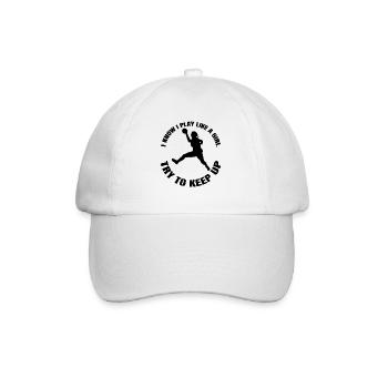 Handballerin Damen Handball Frau Handballspielerin - Baseballkappe - Weiß/Weiß - Vorne