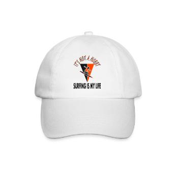 Surfer Surfboard Surfer Surfing gift - Baseball Cap - white/white - Front