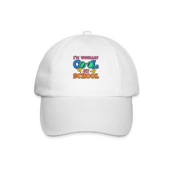 Les enfants retournent à l’école totalement cool à l’école pour - Casquette classique - blanc/blanc - Devant