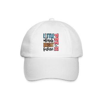 Enfants d’âge préscolaire Retour à l’école Little Minds Bright - Casquette classique - blanc/blanc - Devant